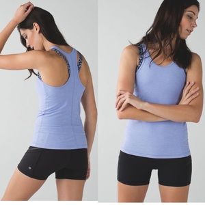 Lululemon Inspiration Tank II Heathered Lullaby